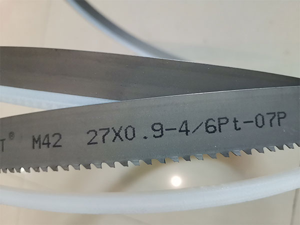 M42 27x0.9 Bi-metal Band Saw Blade, Cusomized TPI