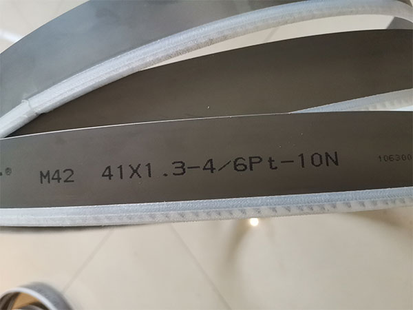 M42 41x1.3 Bi-metal Band Saw Blade, Cusomized TPI