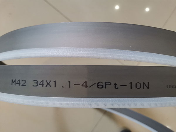 M42 34x1 Bi-metal Band Saw Blade, Cusomized TPI